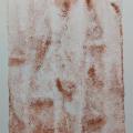 A loose watercolour of a flowing pattern
