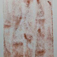 A loose watercolour of a flowing pattern