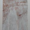 A loose watercolour of a flowing pattern