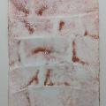 A loose watercolour of a flowing pattern