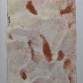 A loose watercolour of a flowing pattern