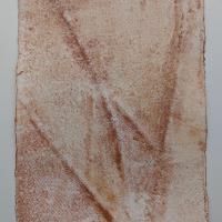 A loose watercolour of a flowing pattern